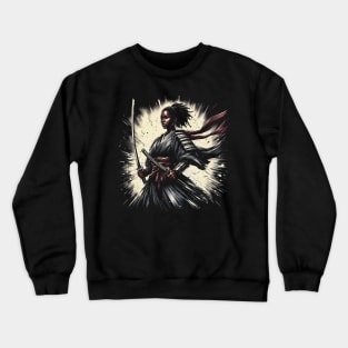 Afro Samurai Girl Crewneck Sweatshirt